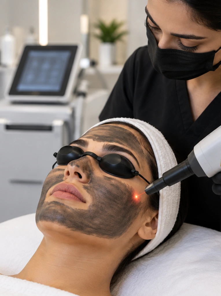 Carbon Peel Facial treatment in Lahore