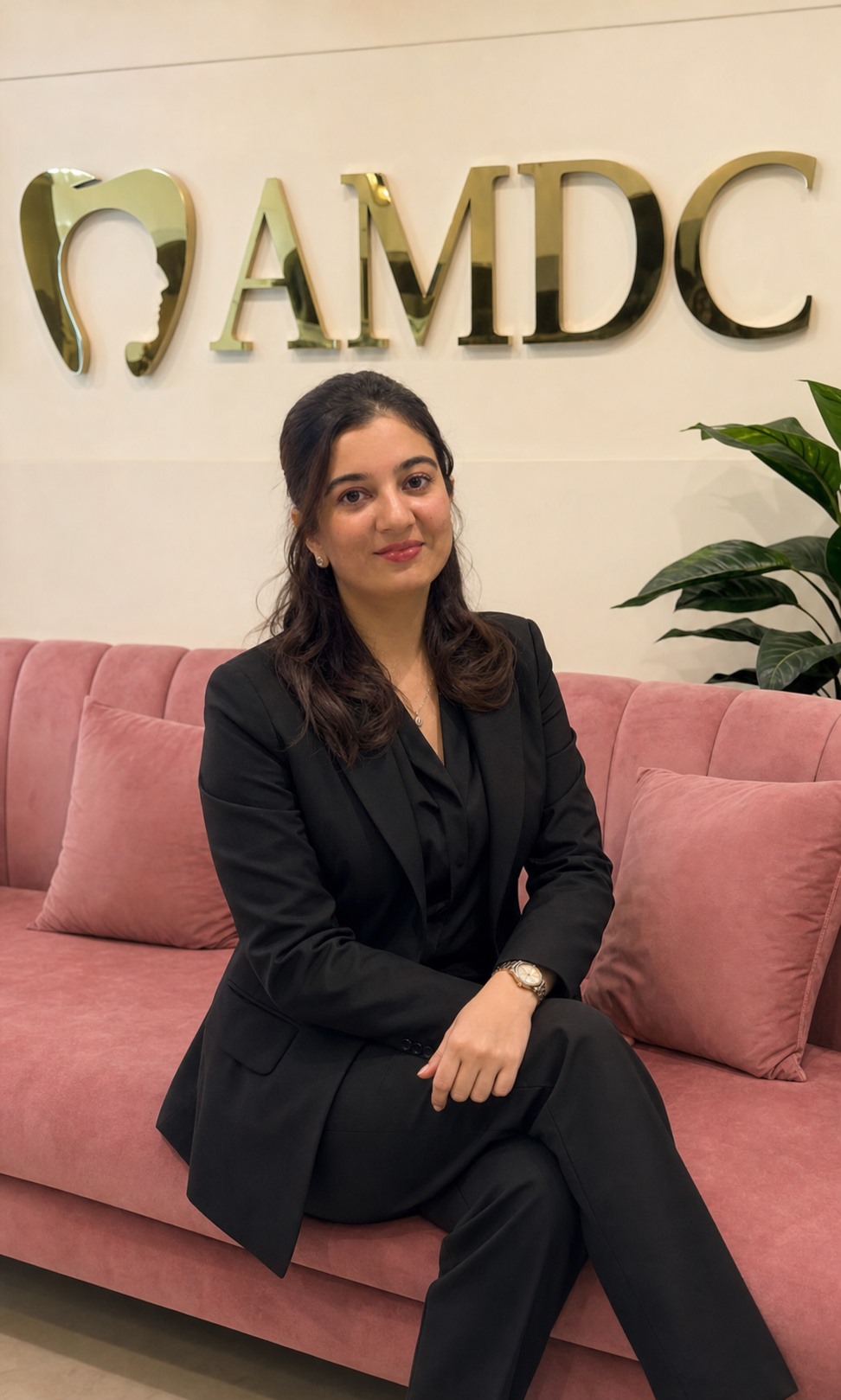 Dr. Shadab Haq, female dentist at Al Mairaj Dental & Cosmetics (AMDC) in DHA Lahore